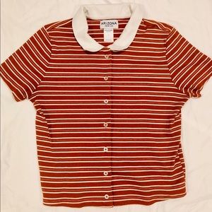 Arizona striped collared tee (worn a few times)